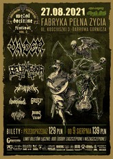 metal doctrine plakat z logamiedc m